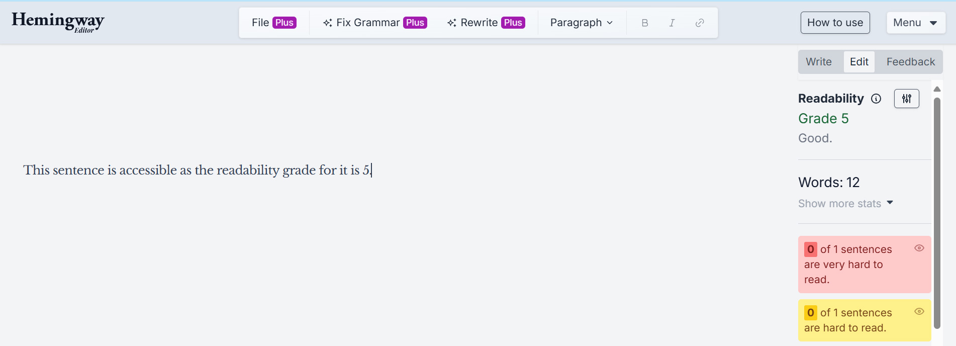 screenshot of example