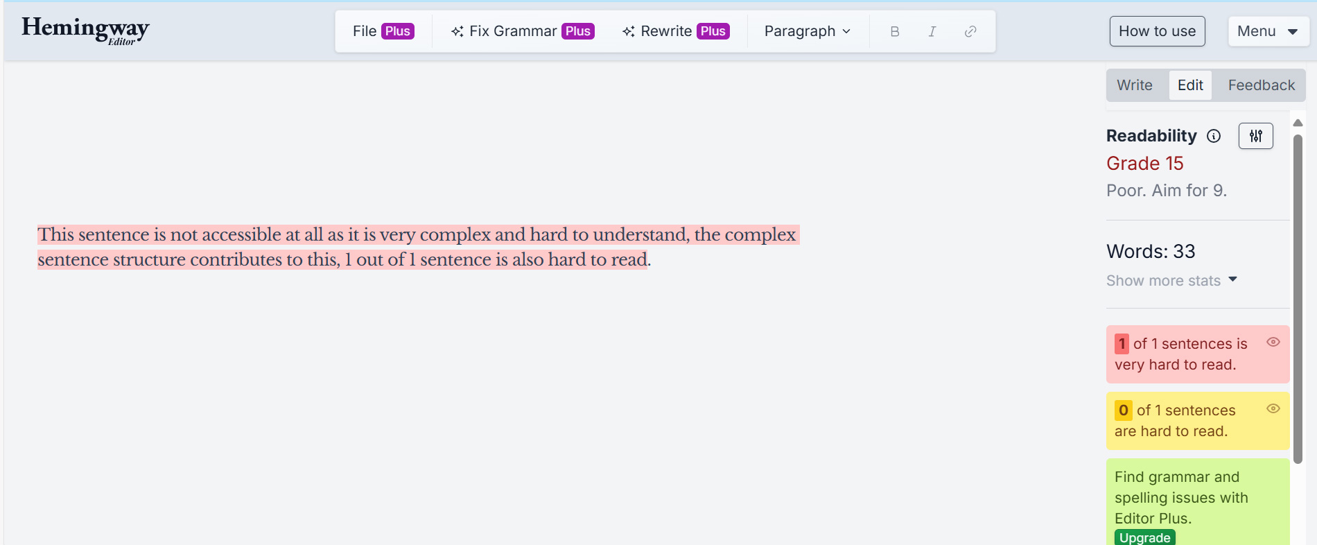 screenshot of example
